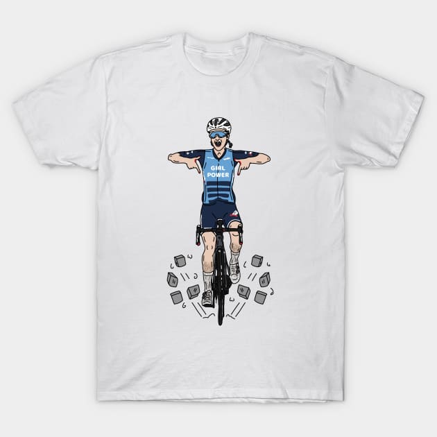 E. Deignan Champion (Paris Roubaix 2021) T-Shirt by p3p3ncil